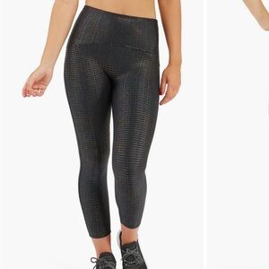 SPANX Metallic Dot Multicolor XS Leggings- New